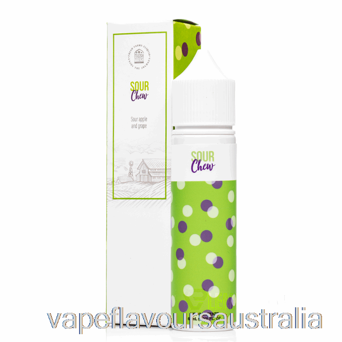 Vape Australia Sour Chew - Fresh Farms - 60mL 3mg